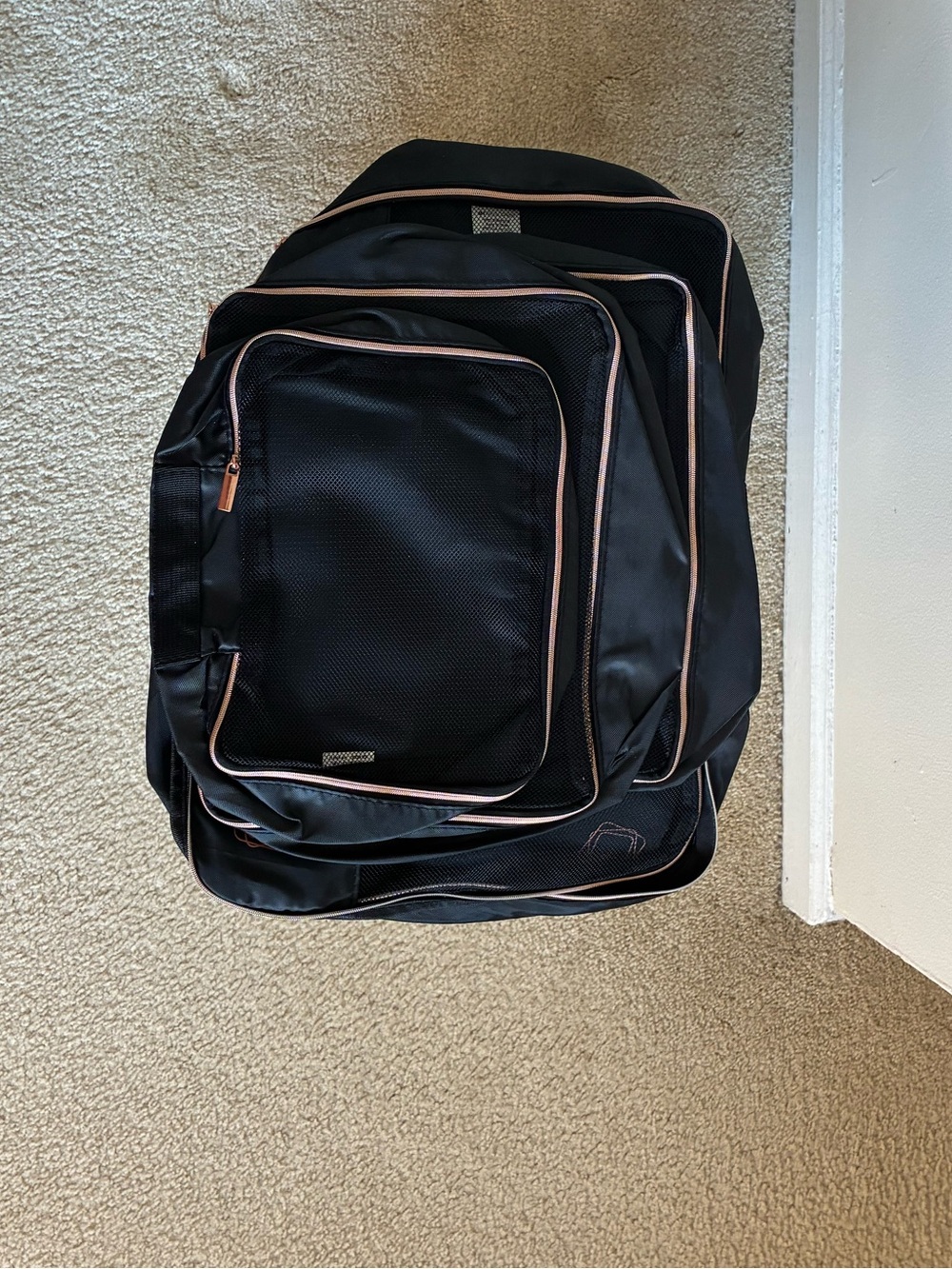 Black Packing / Travel Cubes Set (6 pieces)